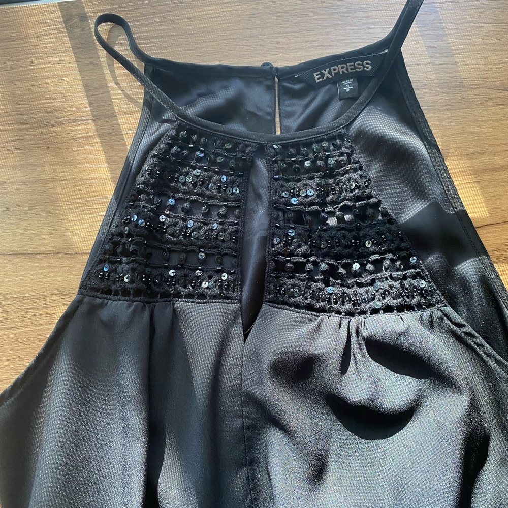 Express Sequin top Dress sz S